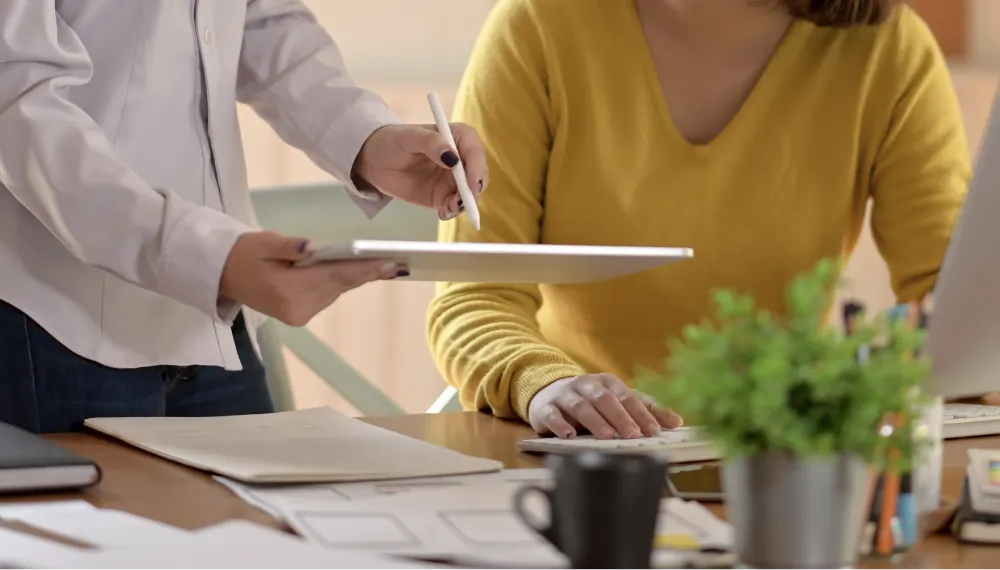 WEB制作・マーケティングの様子